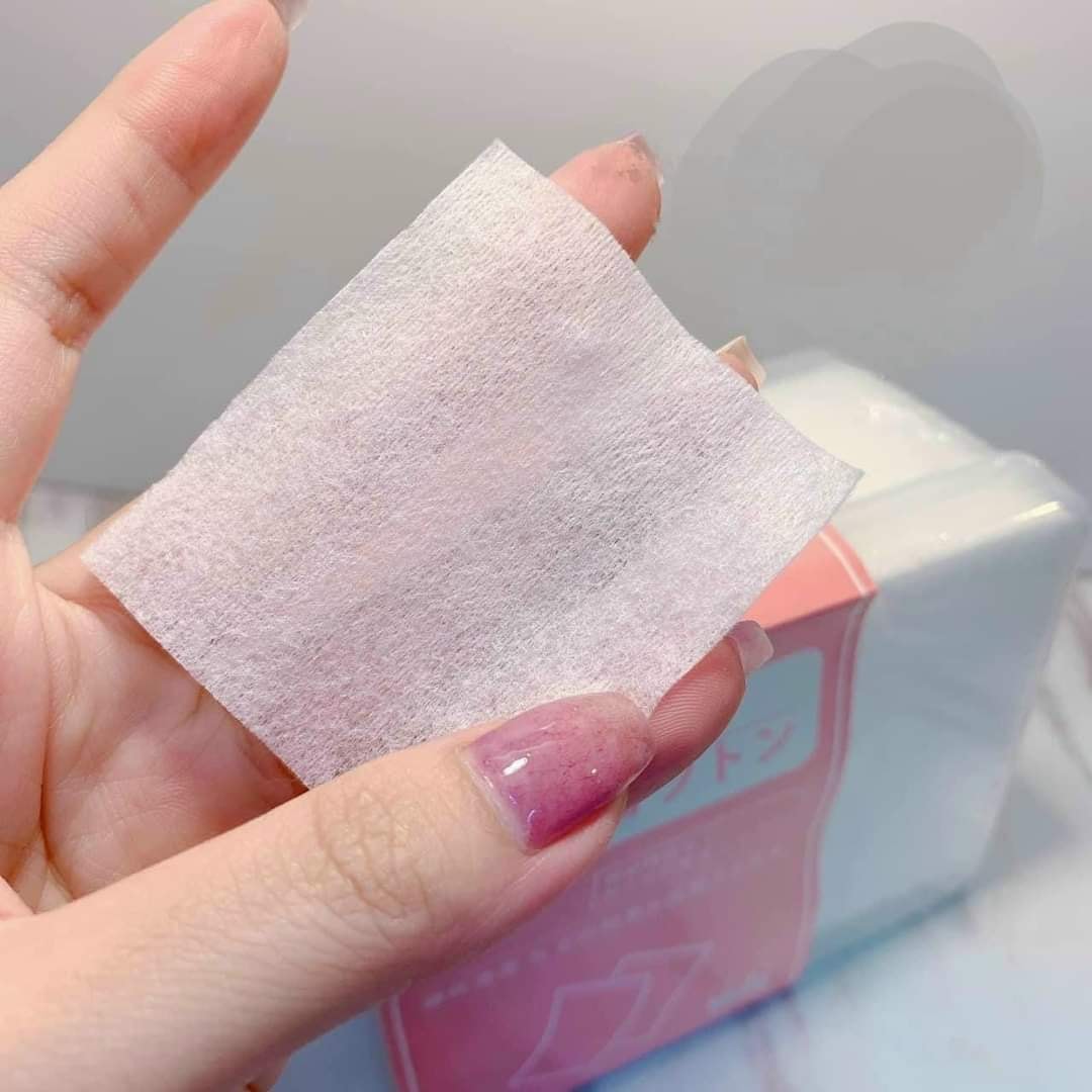 Bông Tẩy Trang MINISO Natural Cotton Pads Nội Địa Nhật Cotton 3 Lớp 1000 miếng - Ảnh 5