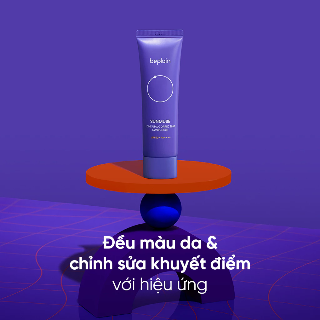 Kem Chống Nắng BEPLAIN Sunmuse SPF 50+ PA++++ Sunscreen Công Thức Thuần Chay Dịu Nhẹ - Ảnh 6