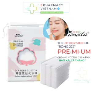 Bông Tẩy Trang LAMEILA HỒNG - Lameila Makeup Remove Cotton 222 Miếng ePharmacy