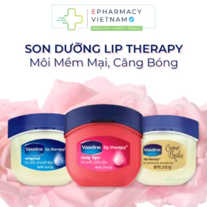 Sáp Dưỡng Môi VASELINE Lip Care Dưỡng Môi Hồng Xinh, Mềm Mịn, Ngọt Ngào 7g