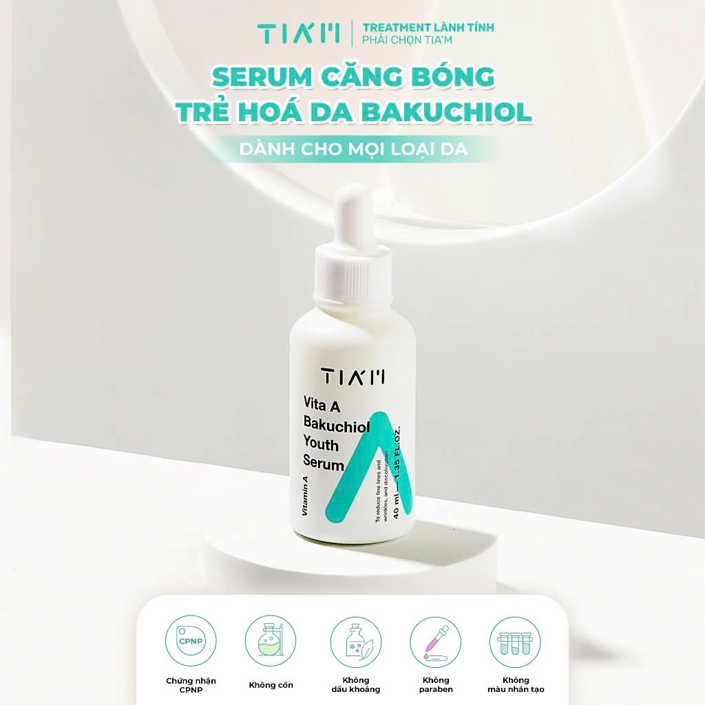 Serum TIAM Làm Sáng, Phục Hồi Cho Da, Kiểm Soát Dầu & Hạn Chế Lão Hóa 40ml - Ảnh 4