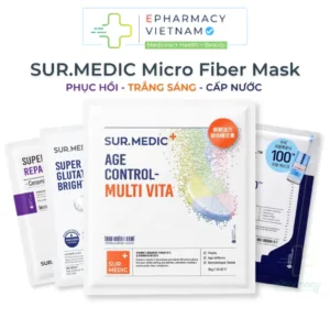 Mặt Nạ Vi Sợi SURMEDIC Micro Fiber Mask Dưỡng Da Chuyên Biệt 30g/miếng