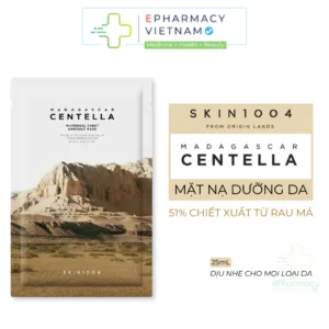Mặt Nạ Rau Má SKIN1004 Madagascar Centella Watergel Sheet Ampoule Cấp Ẩm, Diu Da