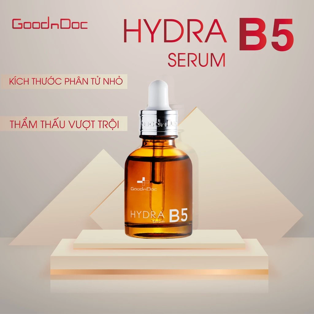 Serum GOODNDOC HYDRA B5 Dưỡng Ẩm Sáng Da, Mờ Thâm Nám, Cấp Nước, Hạn Chế Lão Hóa - Ảnh 5