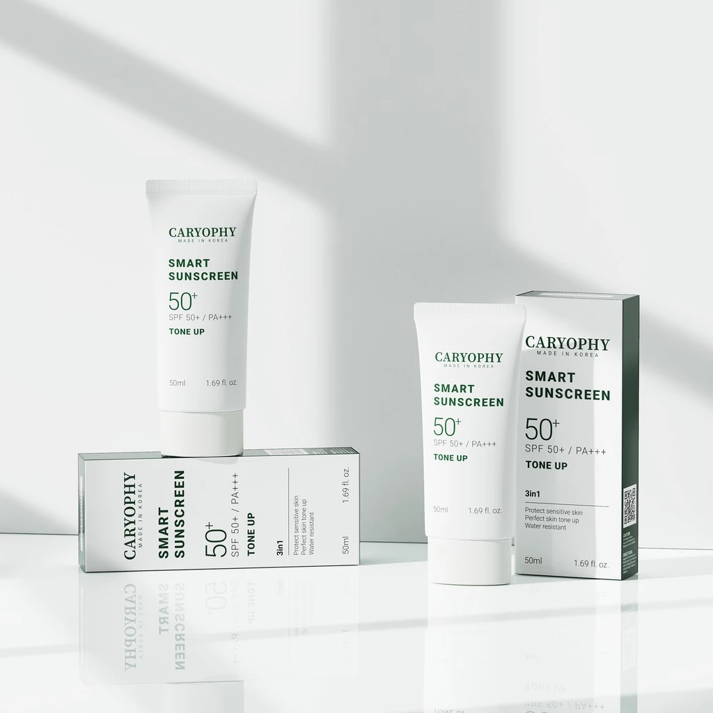 Kem Chống Nắng Caryophy Smart Tone Up Sunscreen Spf 50+ 50ml - Ảnh 5